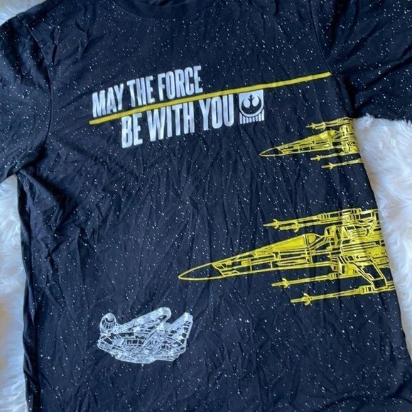 Star Wars “May The Force Be With You” Youth XXL (18) Tshirt Shirt - Picture 2 of 5